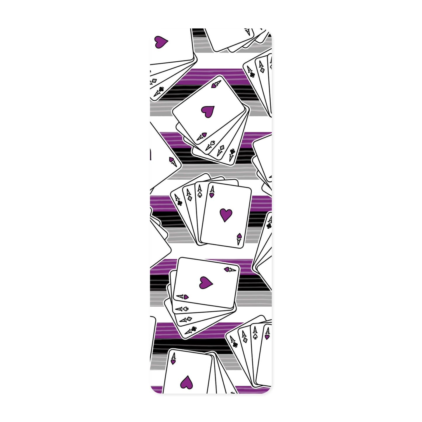 Asexual Ace Playing Cards Bookmark