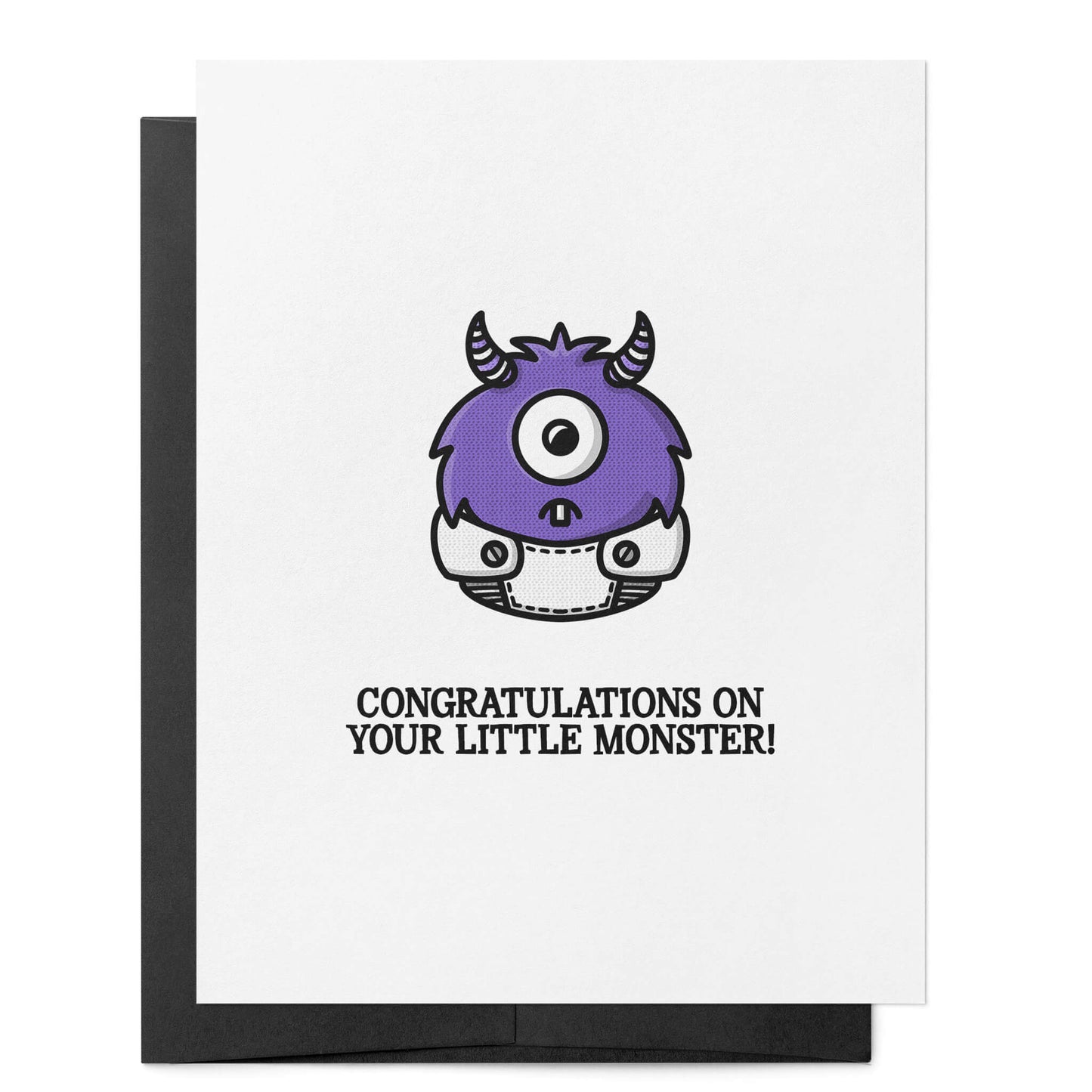 Congratulations on Your Little Monster Card