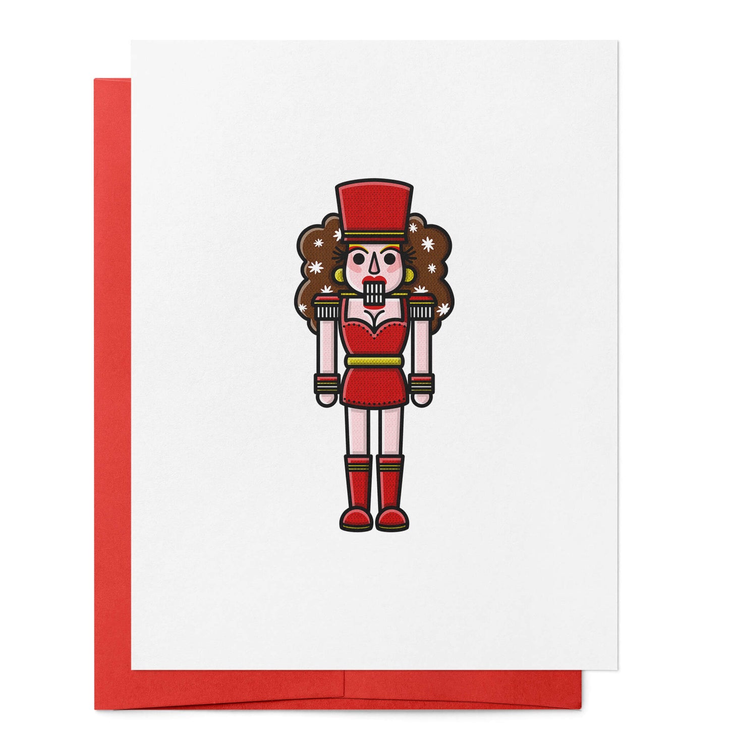 Drag Queen Nutcracker Card