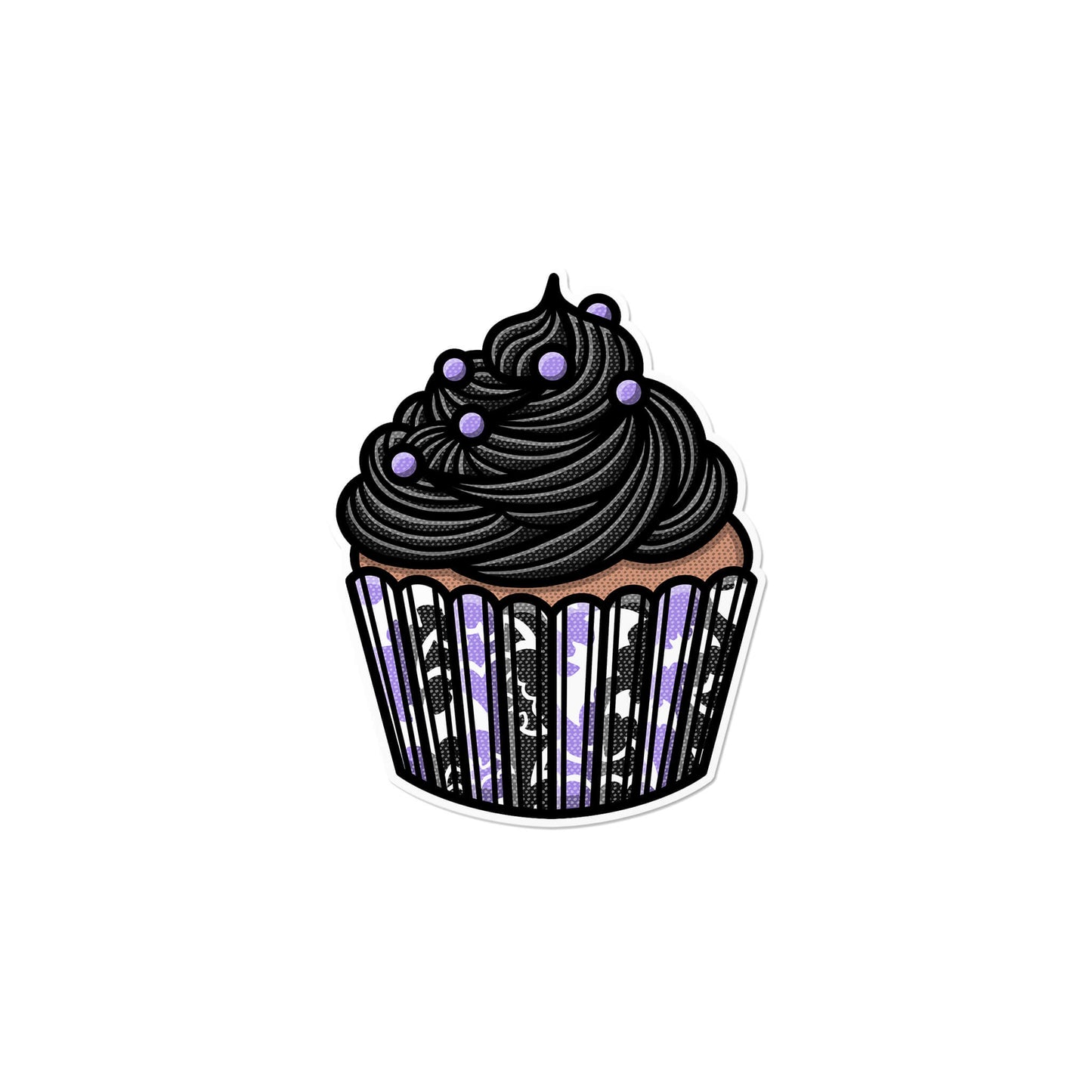 Spooky Cupcake Sticker