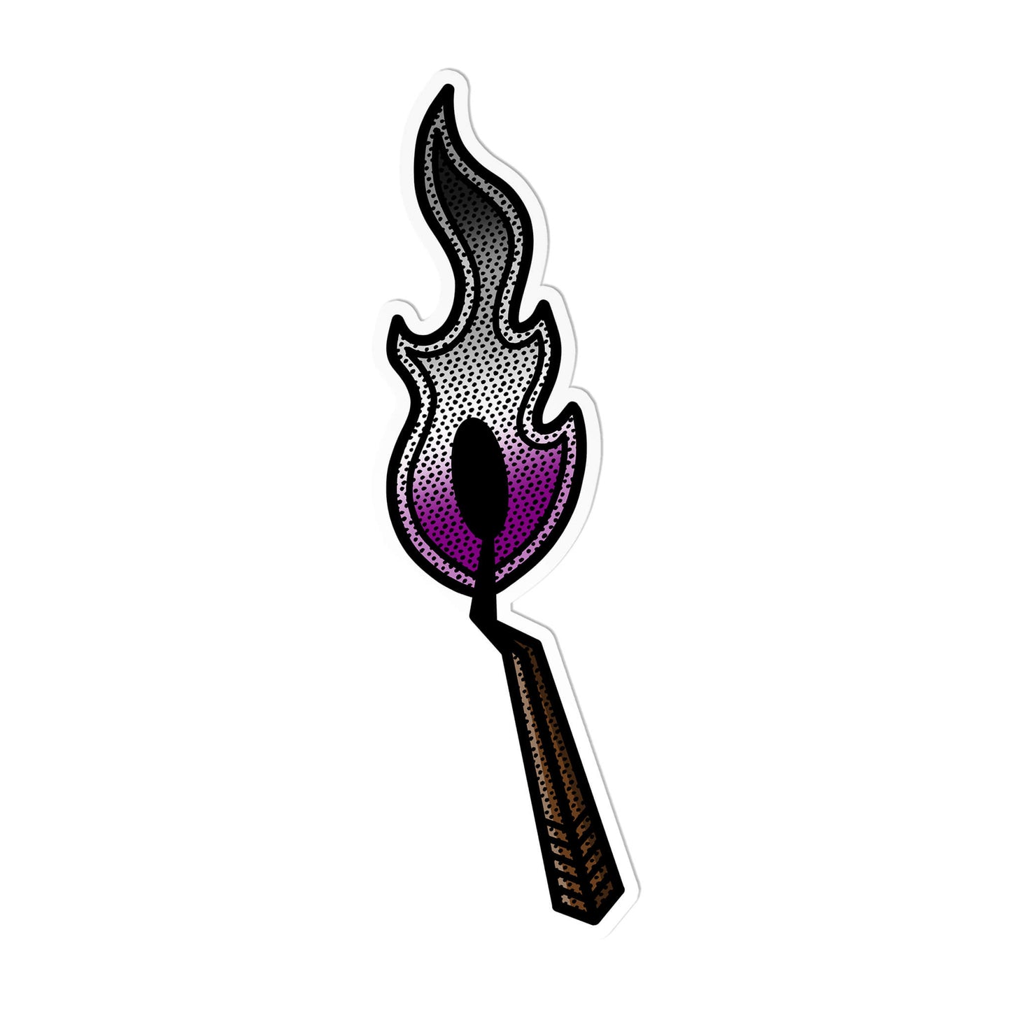 Asexual Match Sticker