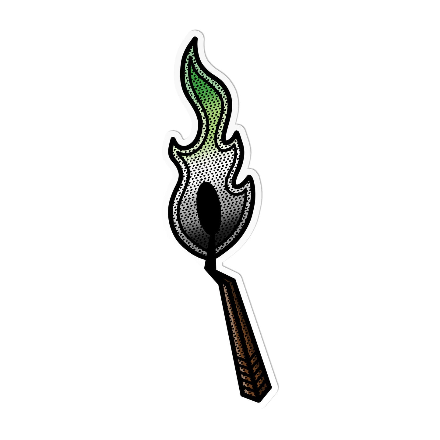 Aromantic Match Sticker