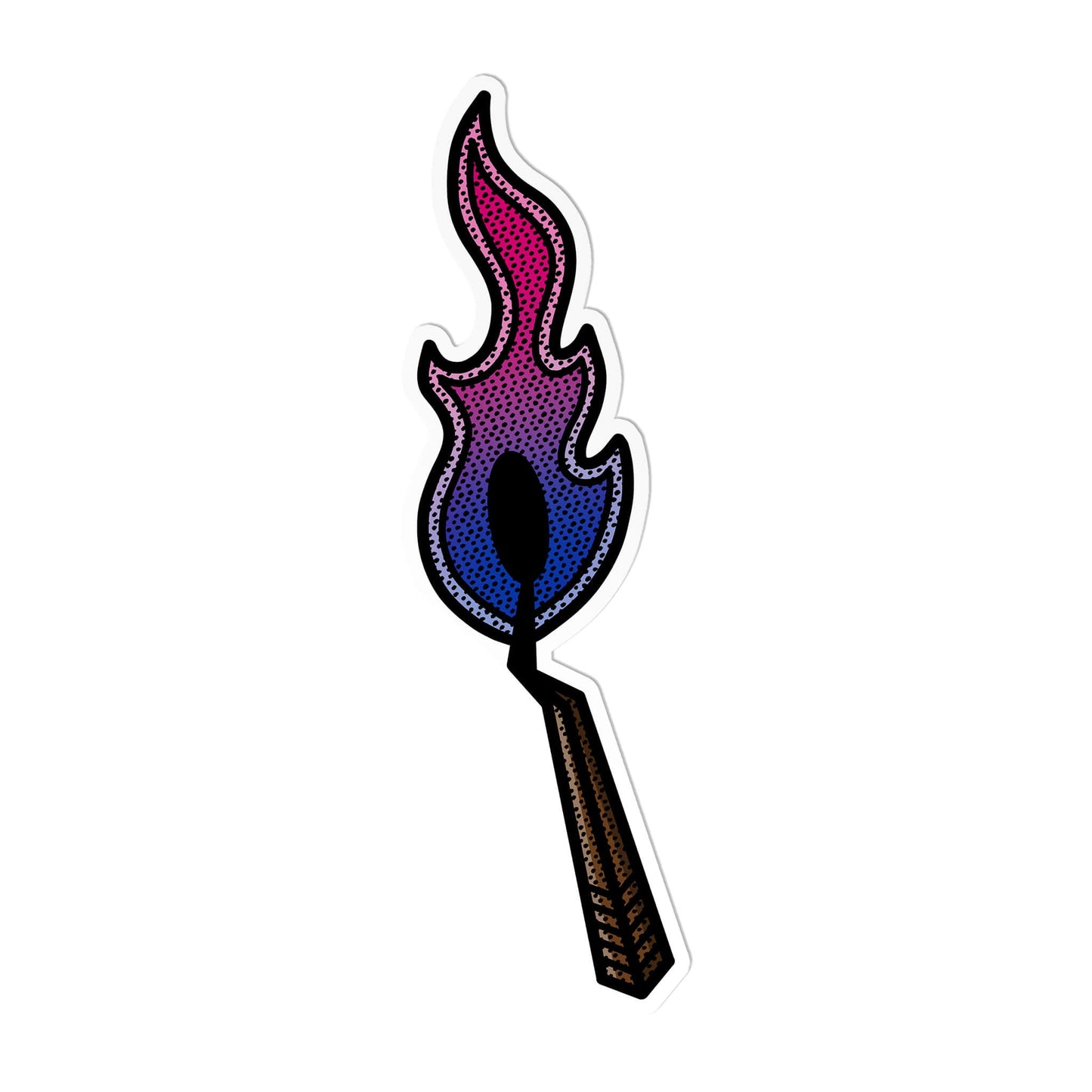 Bisexual Match Sticker