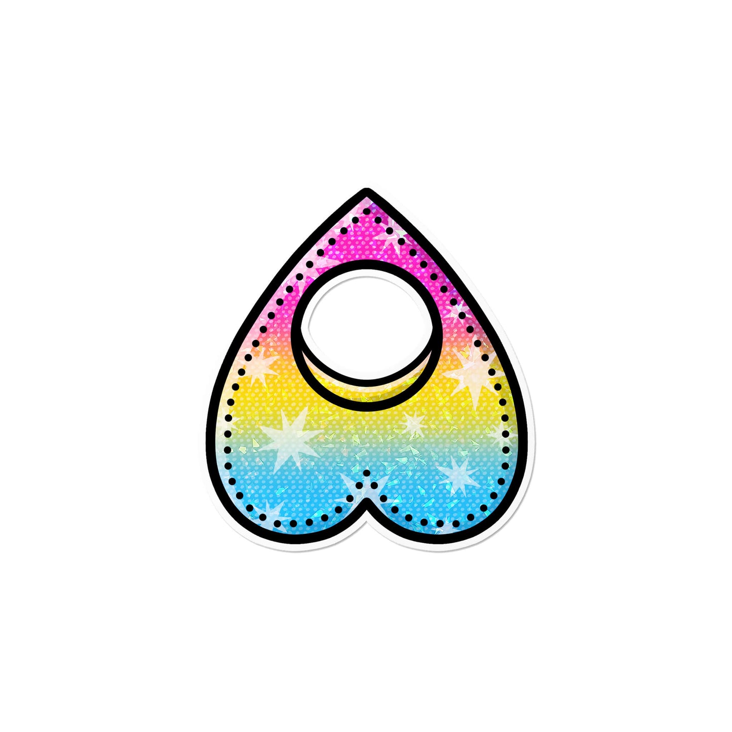 Holographic Pansexual Planchette Sticker