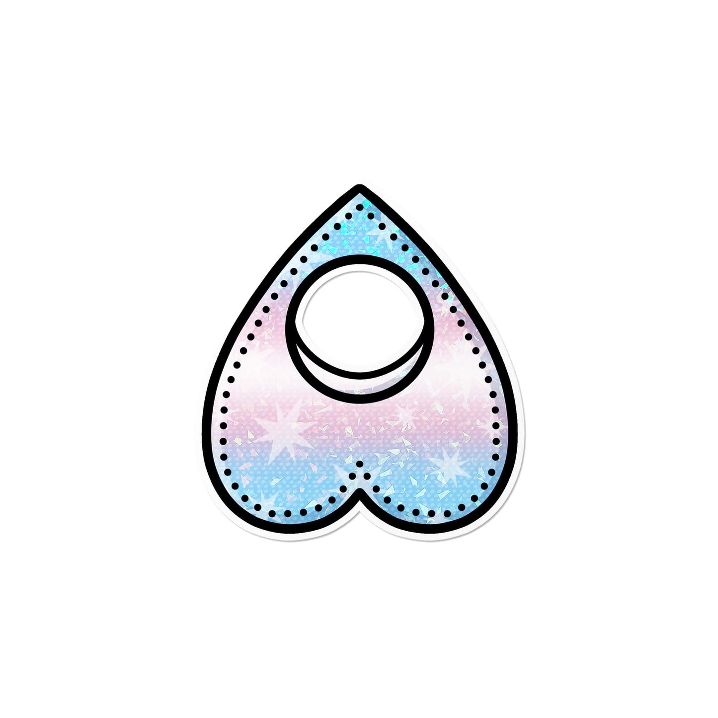 Holographic Transgender Planchette Sticker