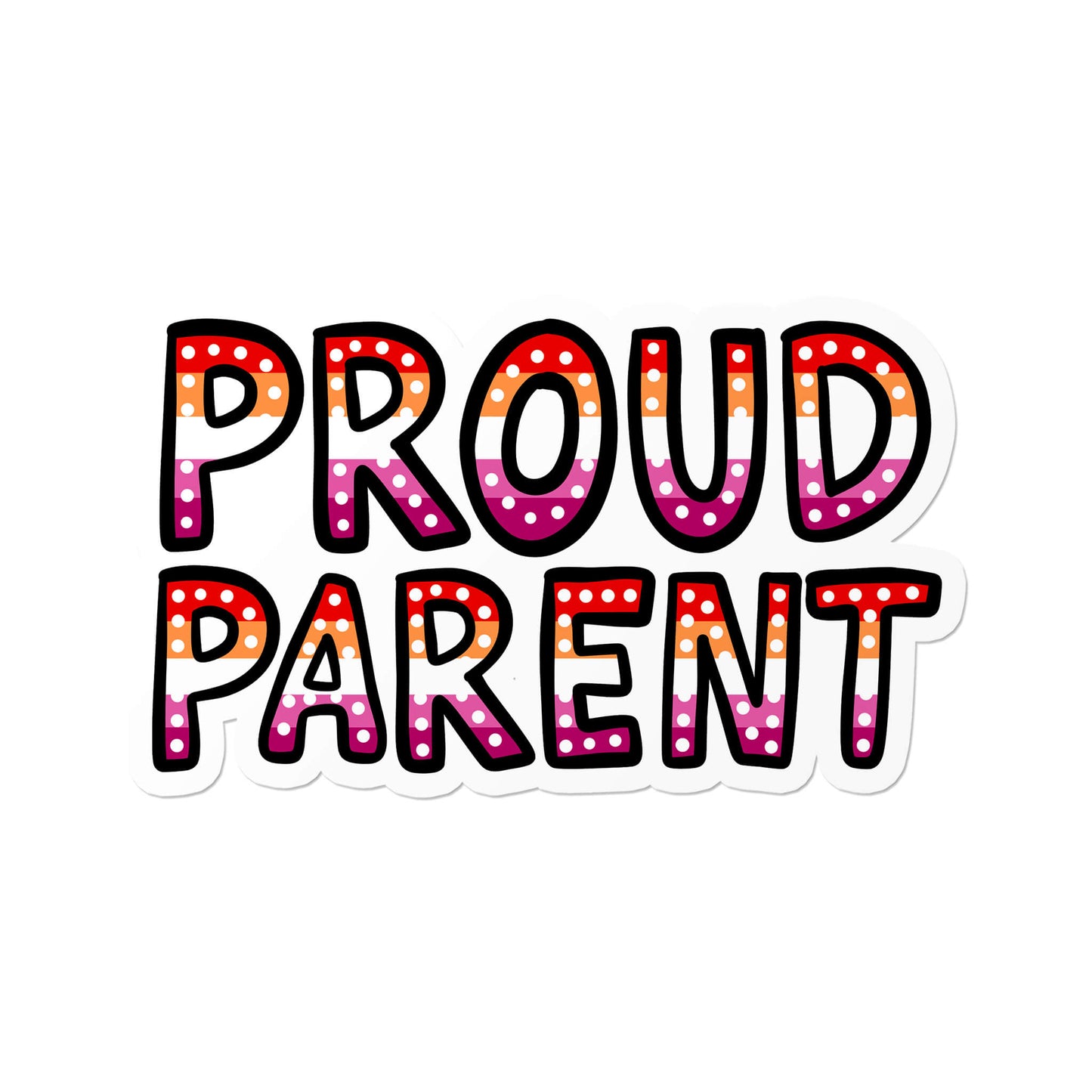 Lesbian Proud Parent Sticker