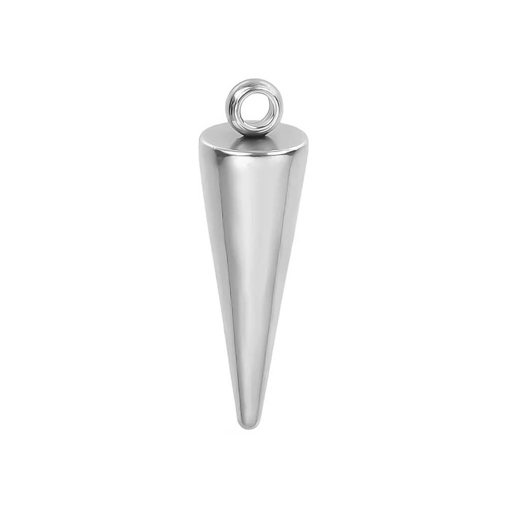 Spike Stainless Steel Carabiner Charm
