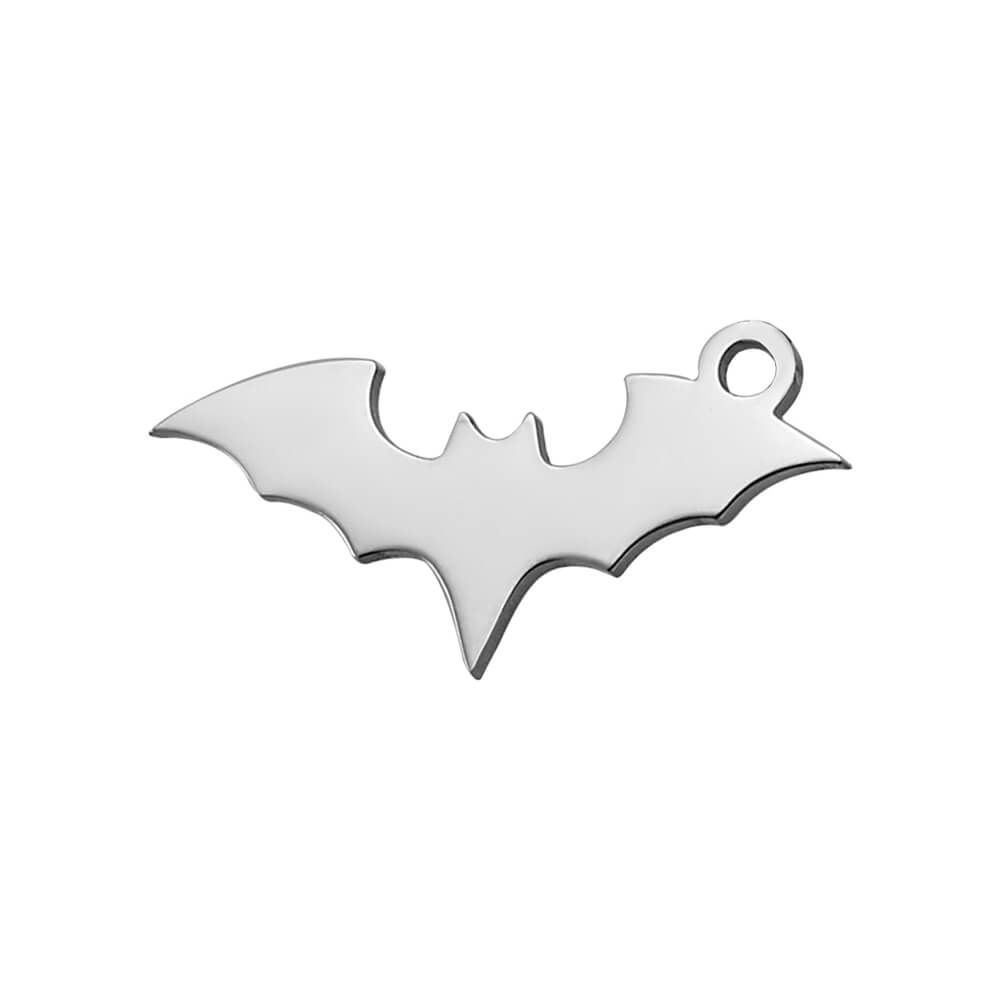 Bat Stainless Steel Carabiner Charm