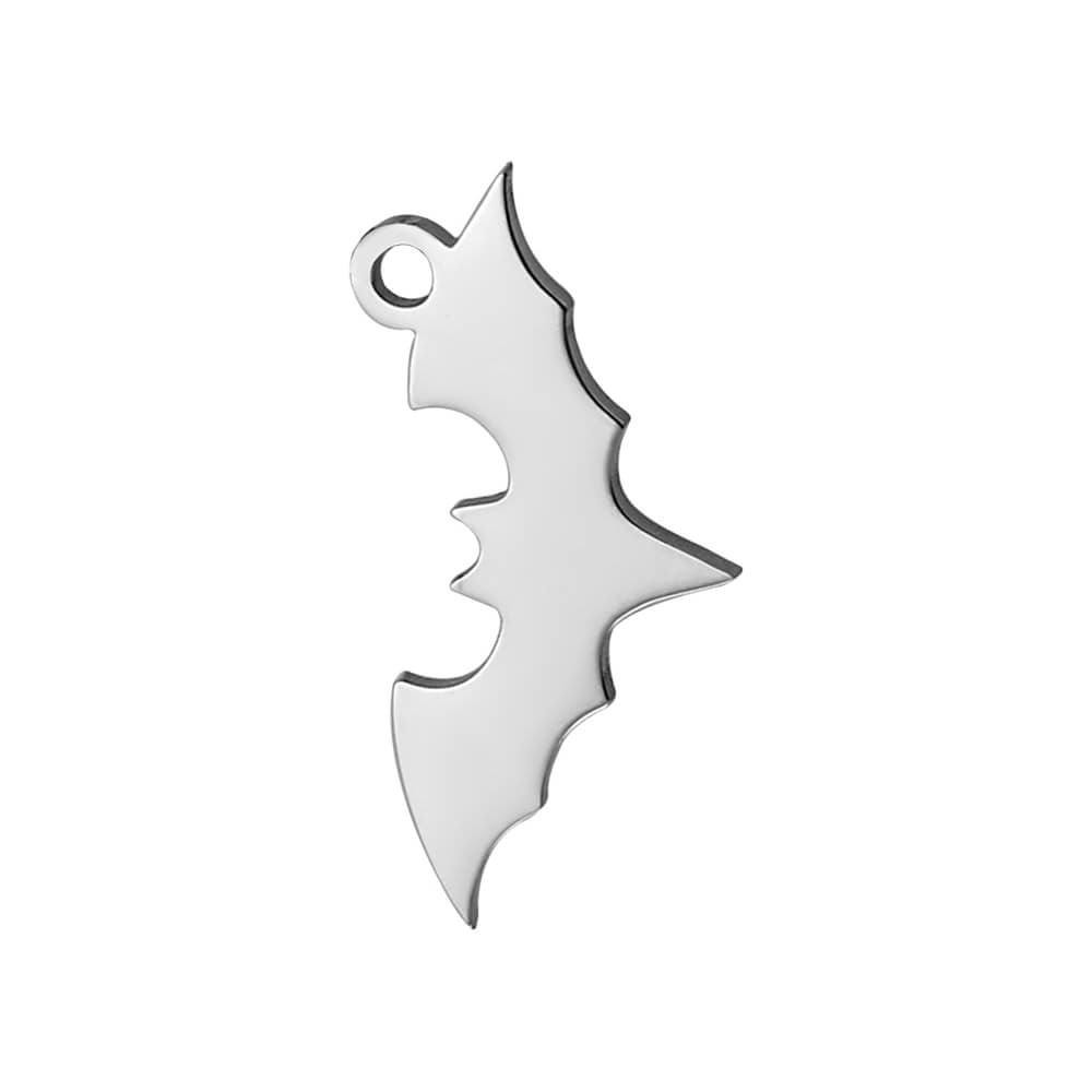 Bat Stainless Steel Carabiner Charm