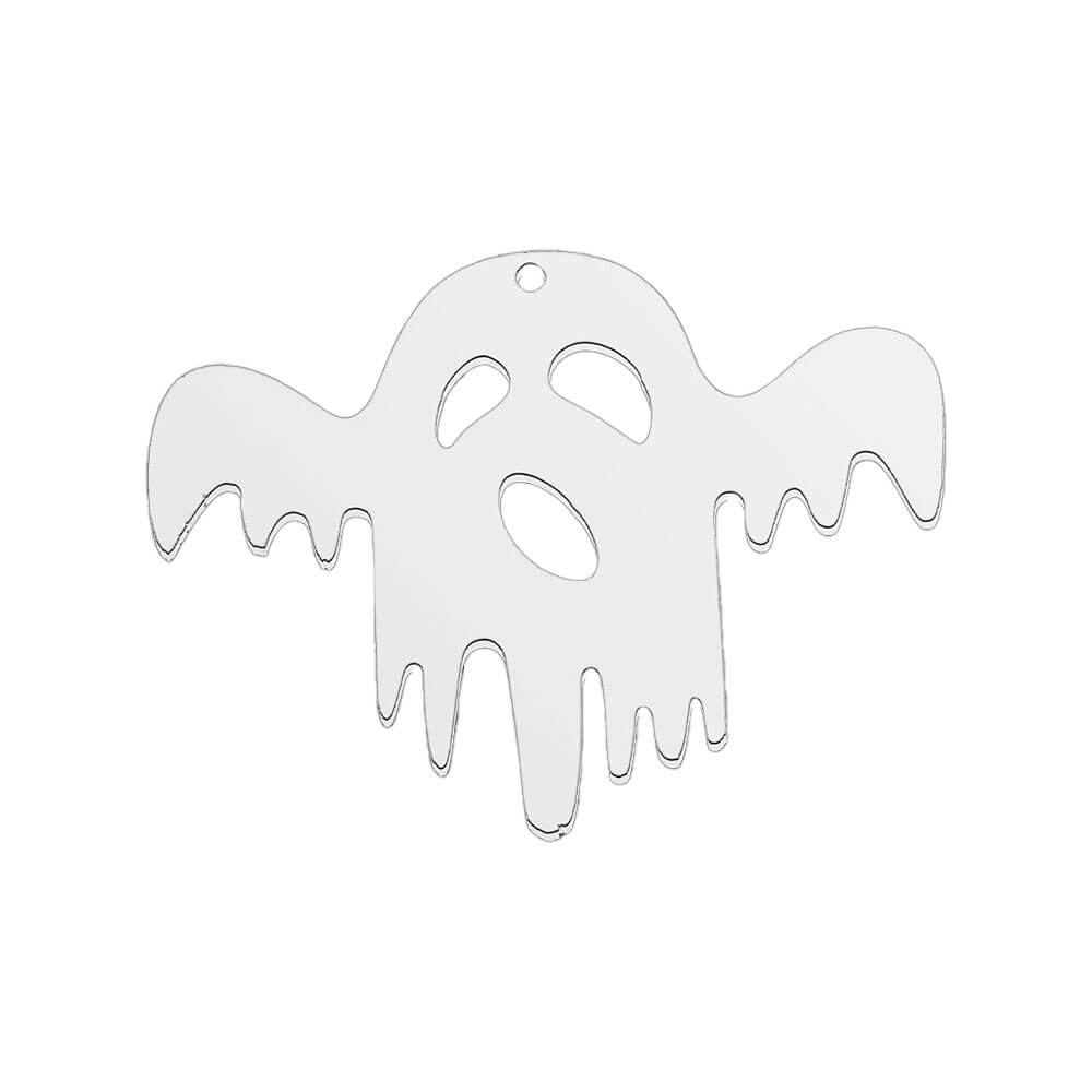 Dripping Ghost Stainless Steel Carabiner Charm