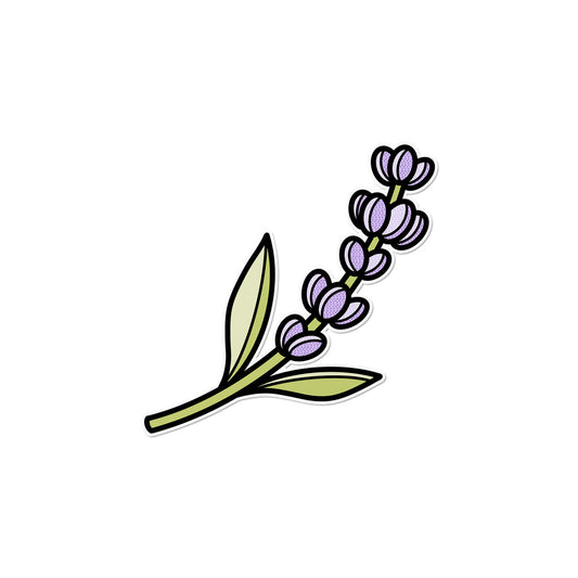 Lavender Flower Sticker