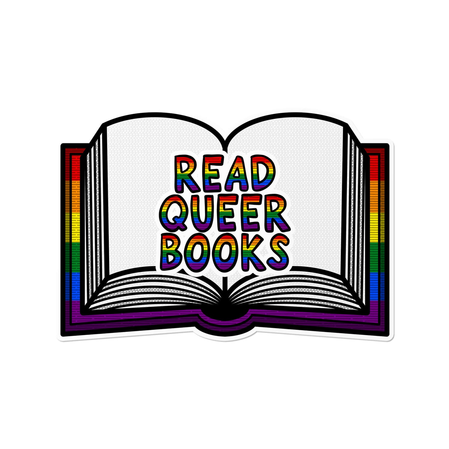 Read Queer Books Sticker
