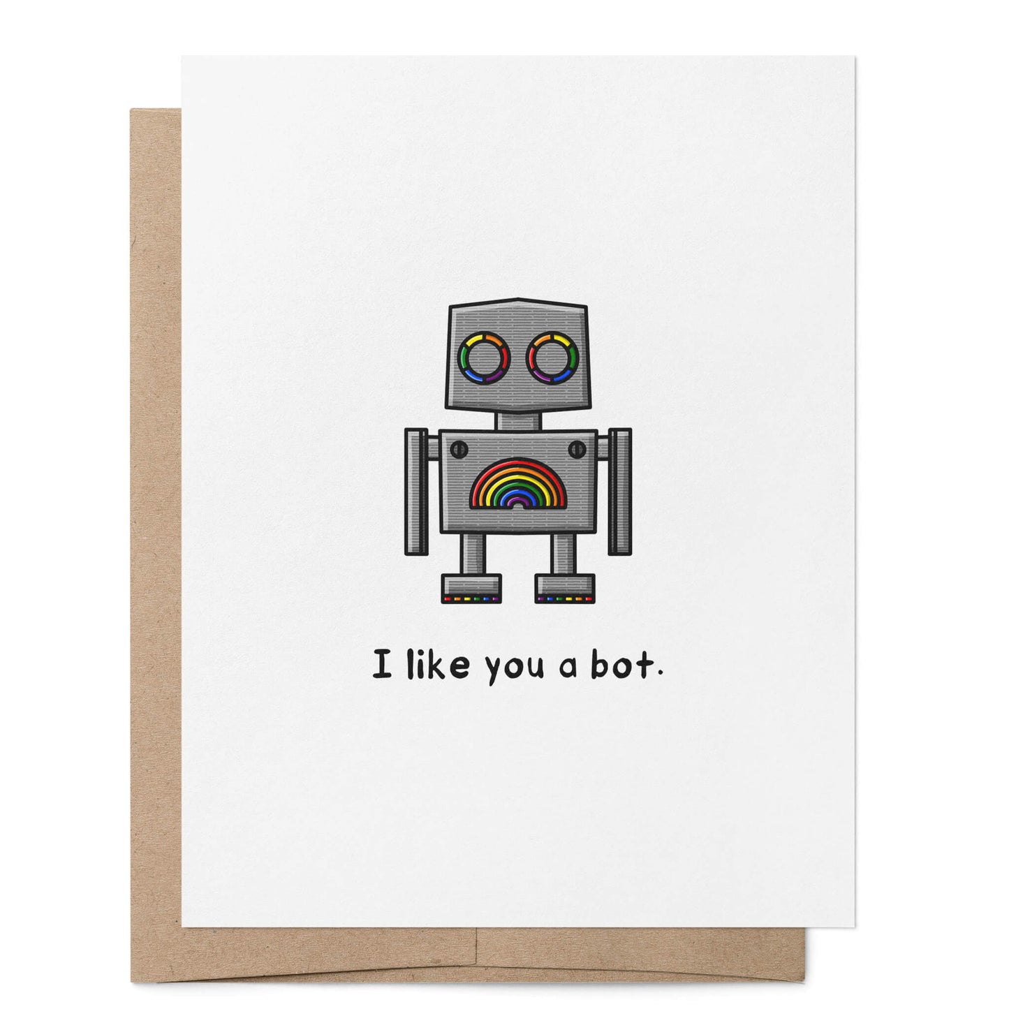 I Like You a Bot Card