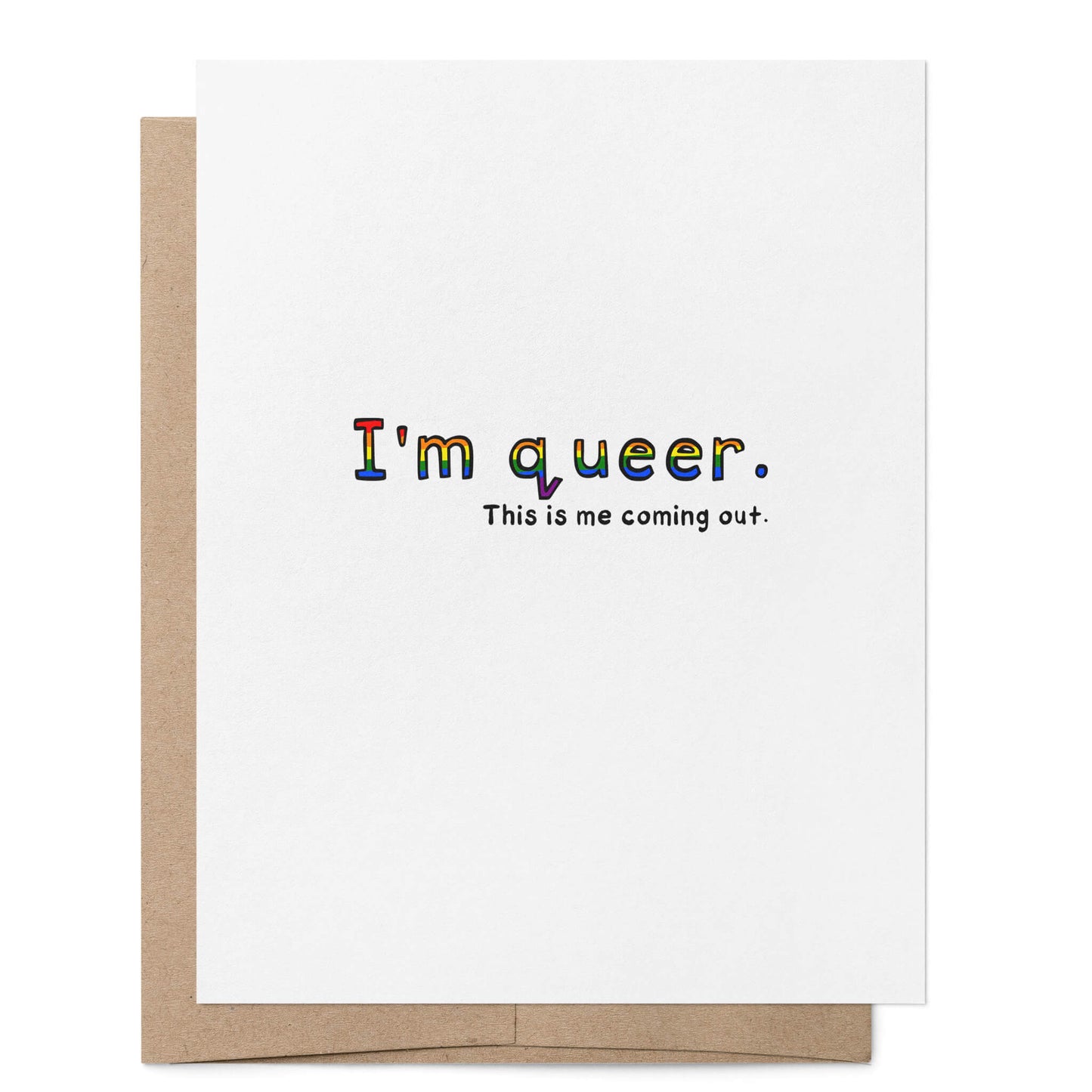 Queer Coming Out Card