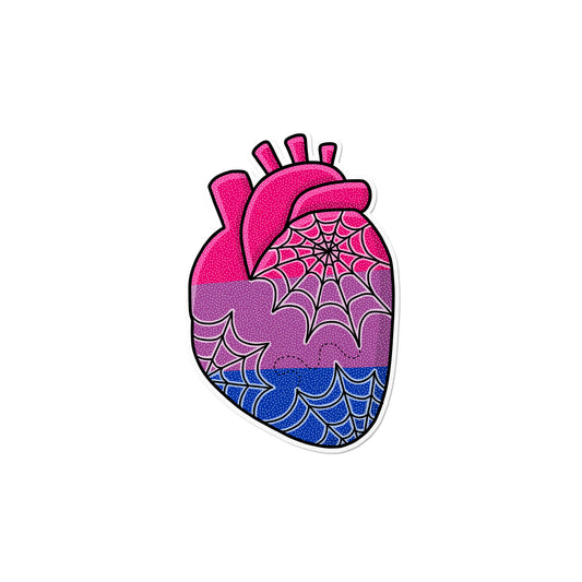 Bisexual Anatomical Heart Sticker