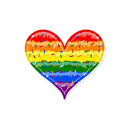 Gay Heart Sticker