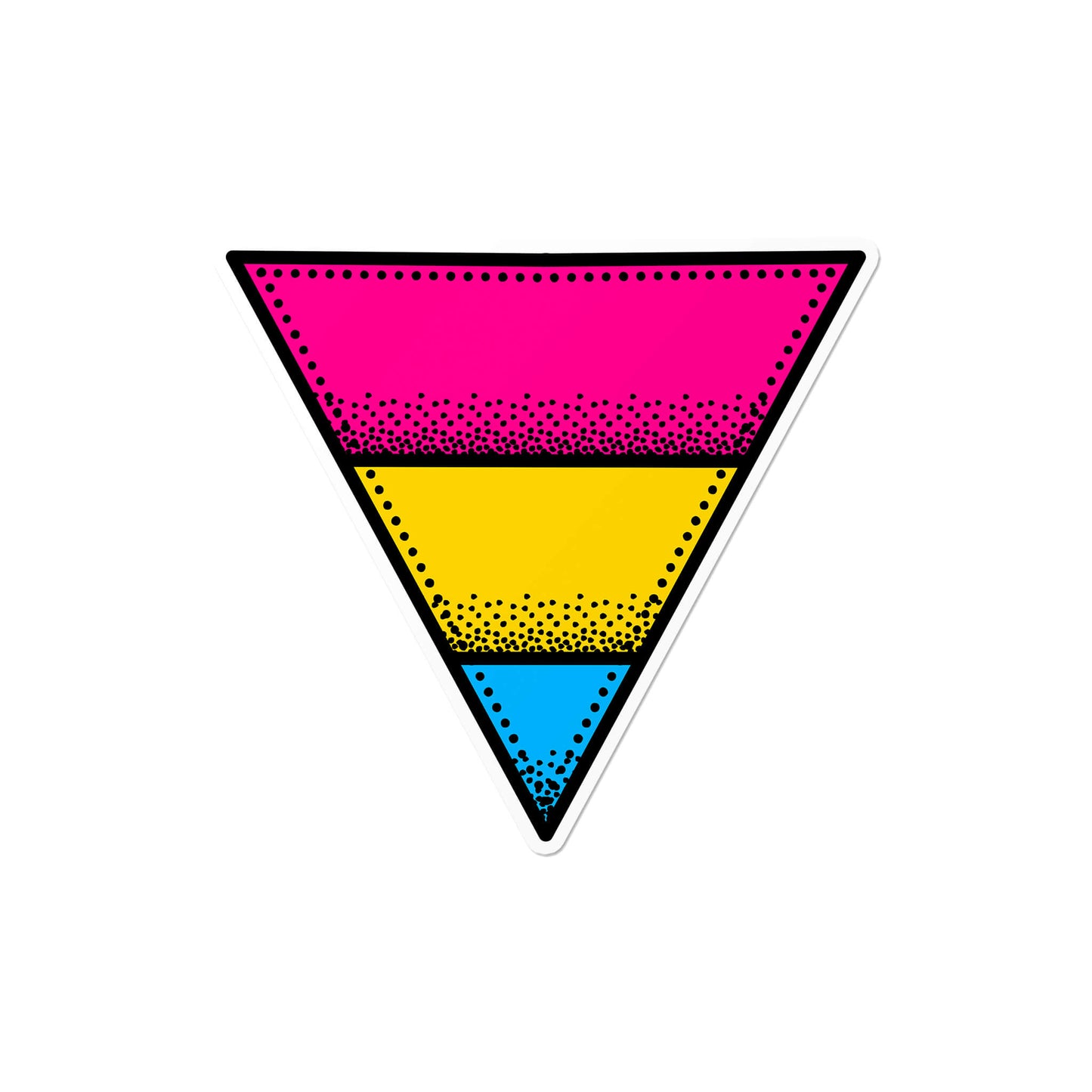 Pansexual Triangle Sticker