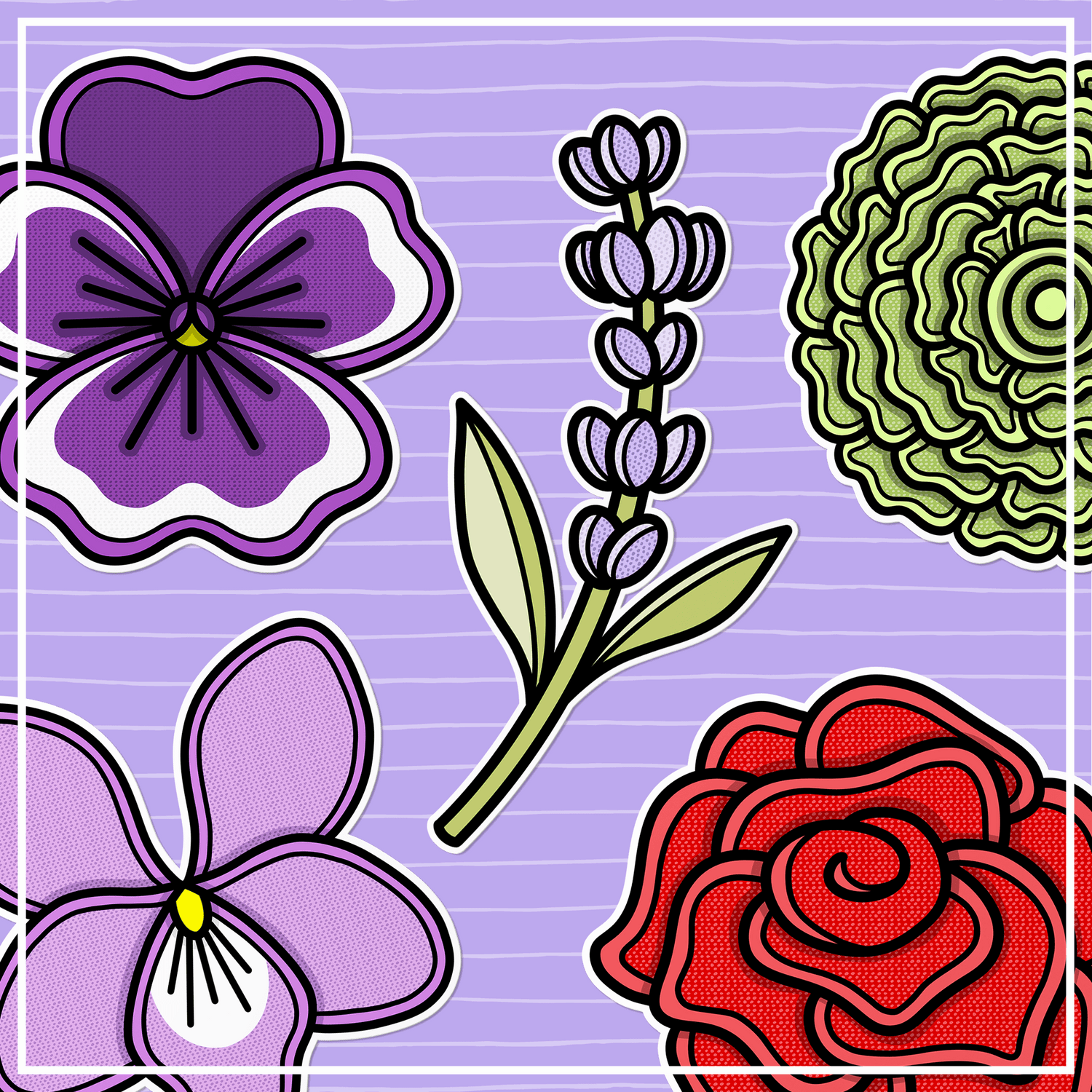 Floral Stickers