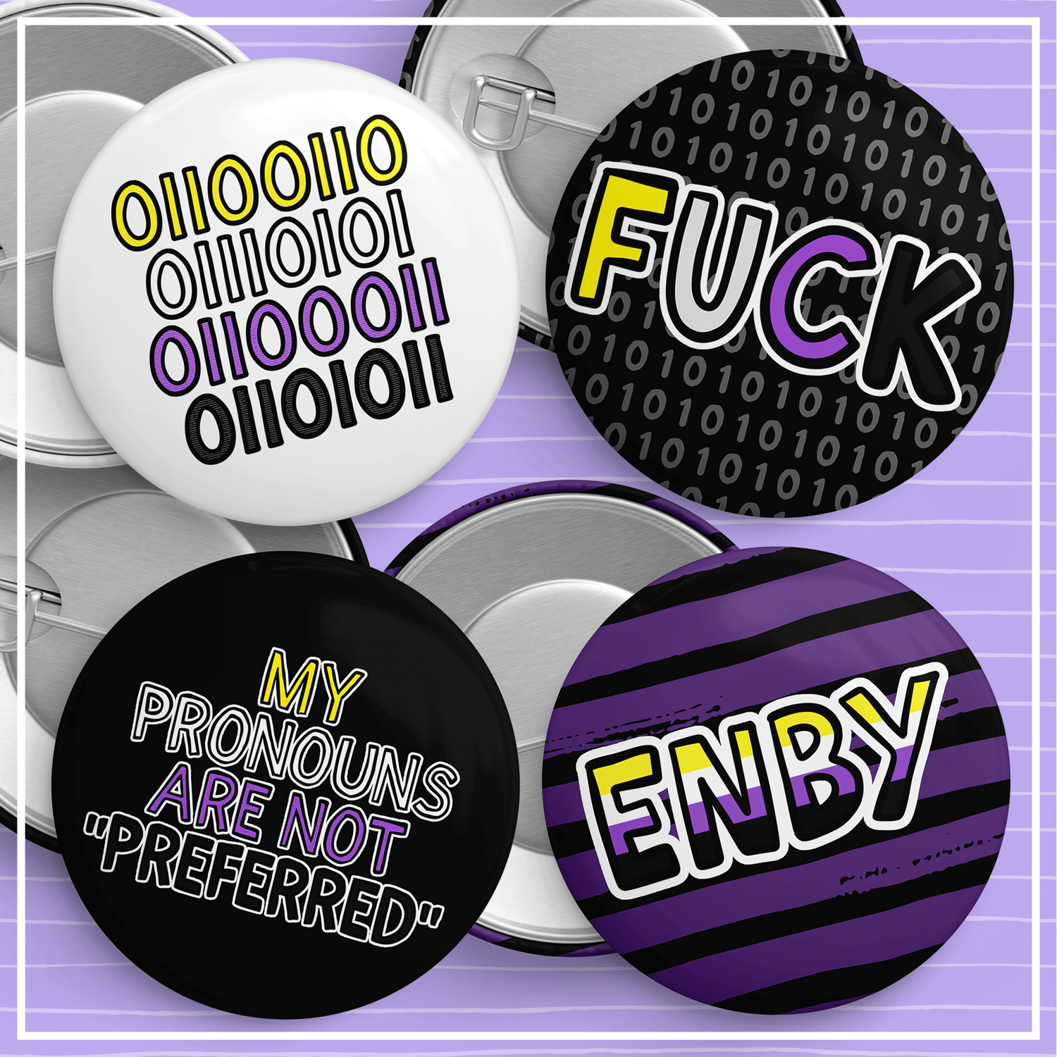 Nonbinary Pins