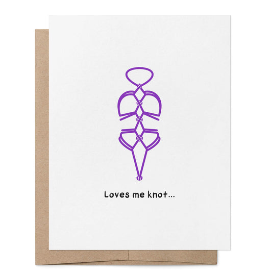 Love Me Knot Card