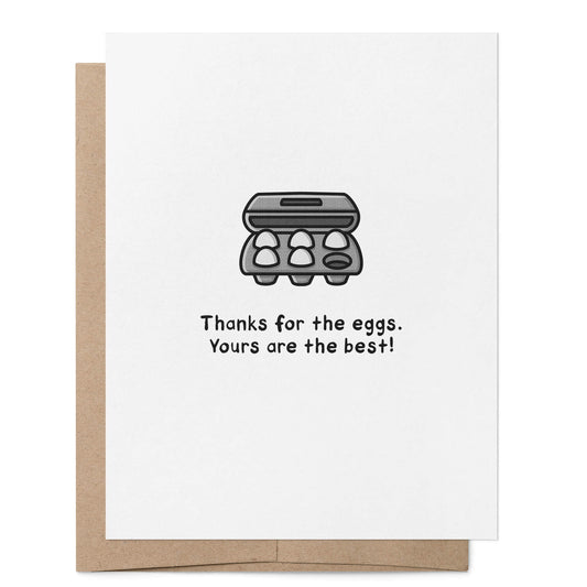 Thanks for the Eggs Card