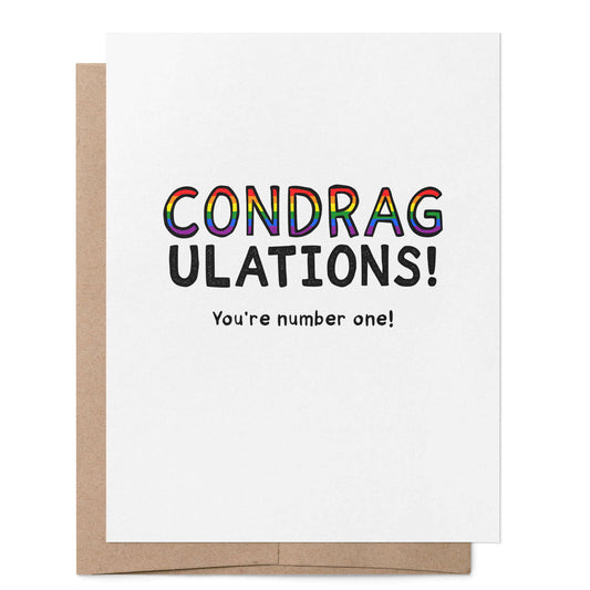 Condragulations Card