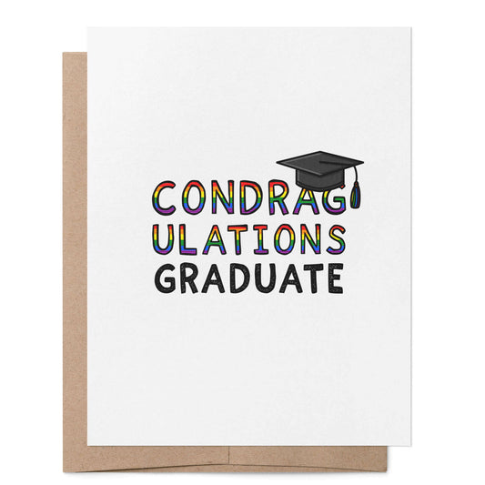 Condragulations Graduate Card