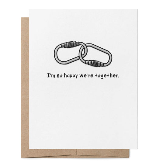 I'm So Happy We're Together Card