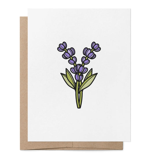 Lavender Marriage Card