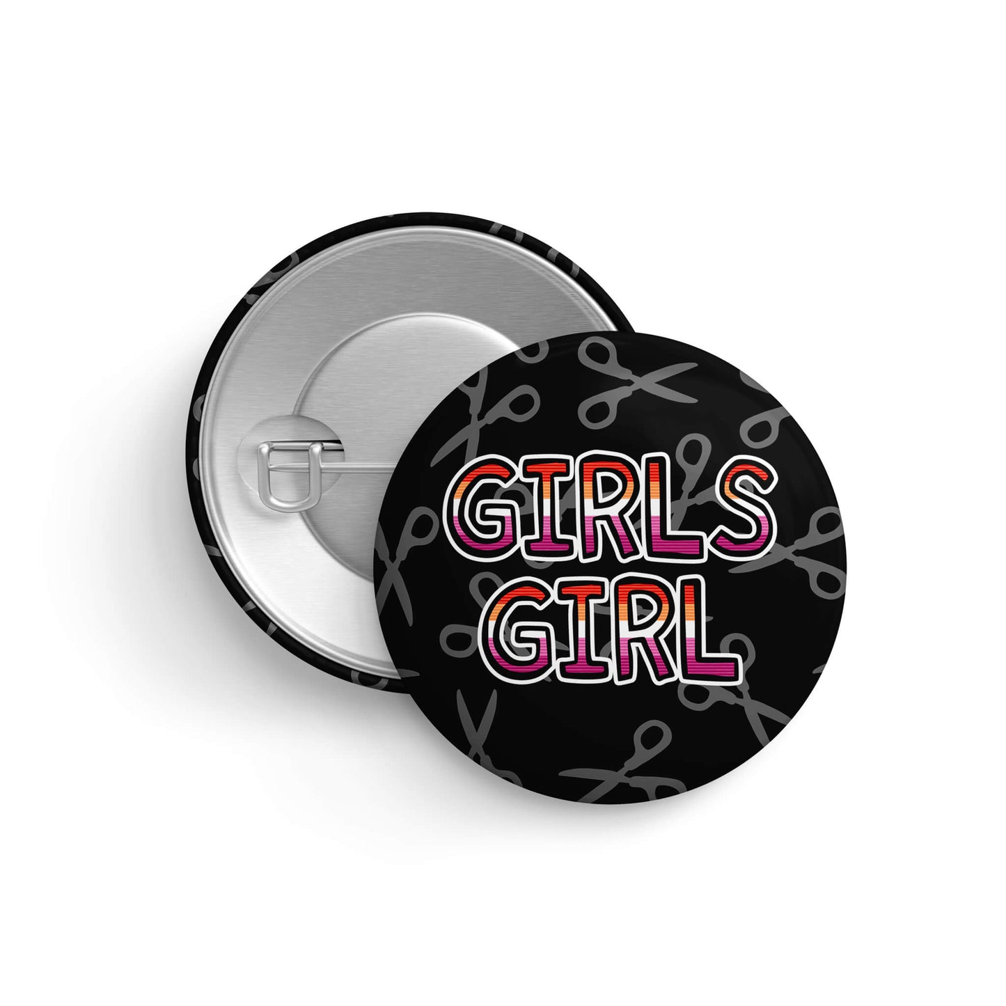 Lesbian Girls Girl Pin