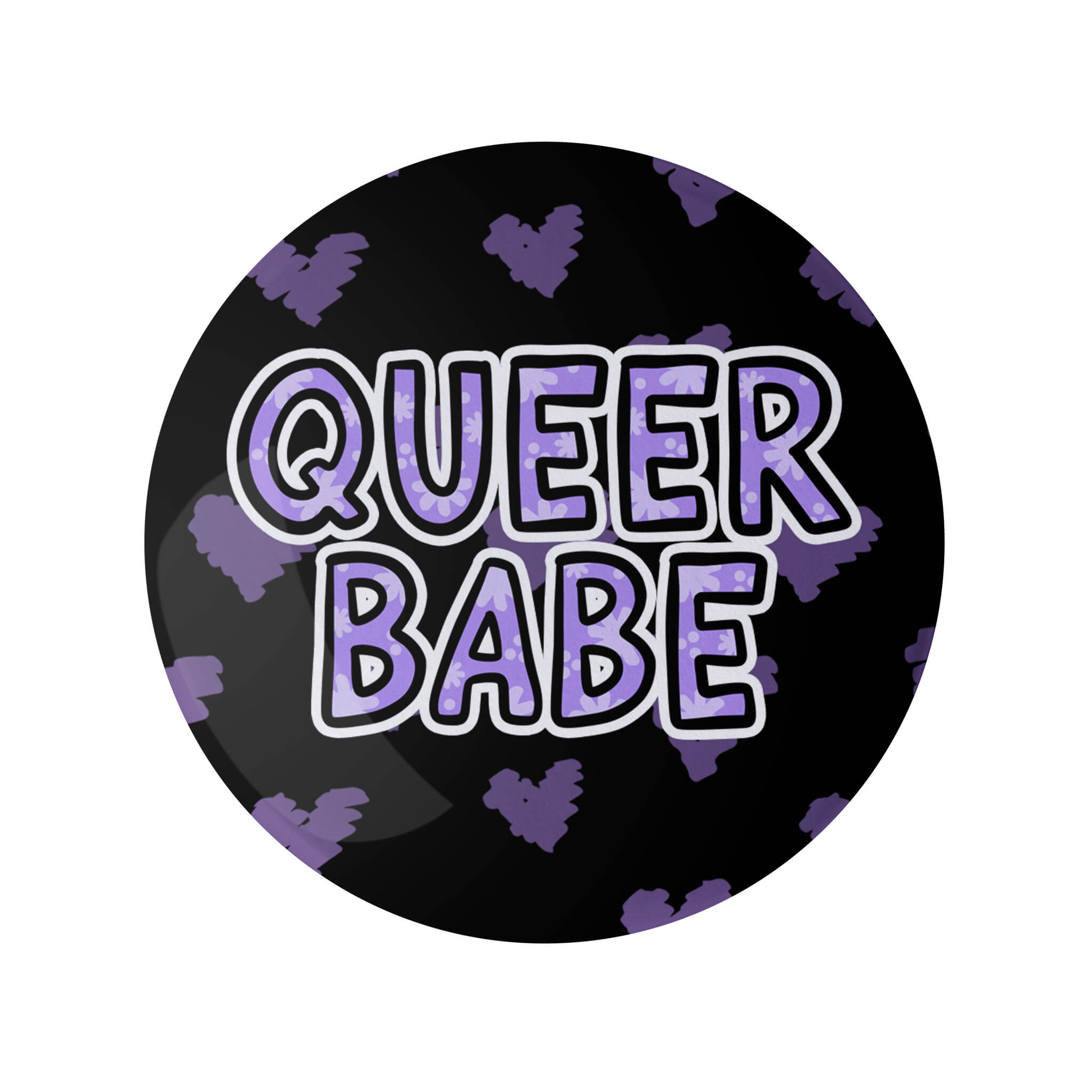 Queer Babe Pin Button | That Queer Card Co