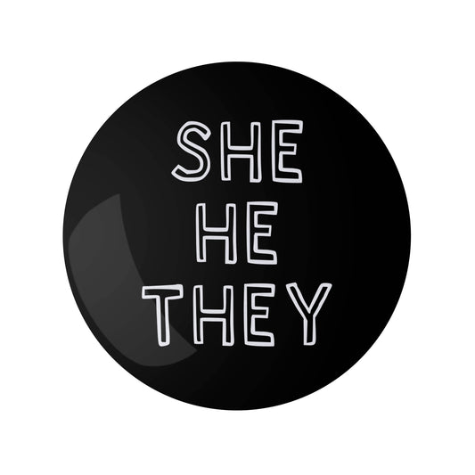 She He They Pronoun Pin
