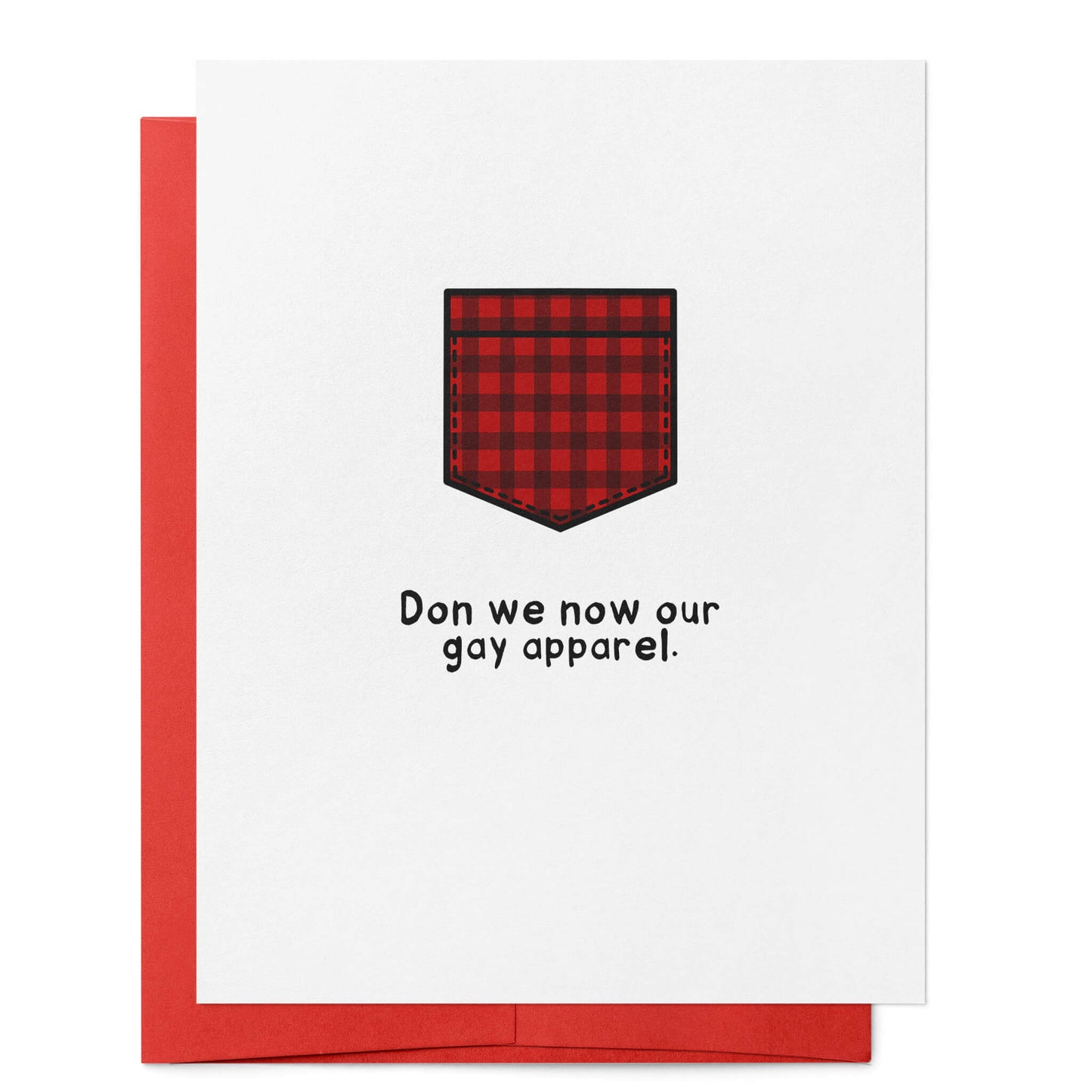 Don We Now Our Gay Apparel Card