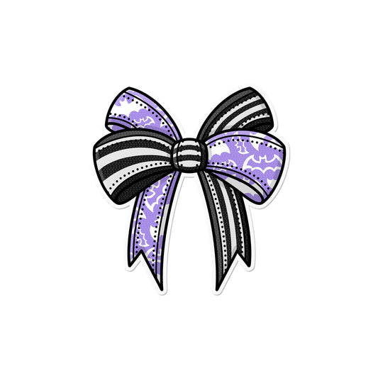 Spooky Bow Sticker