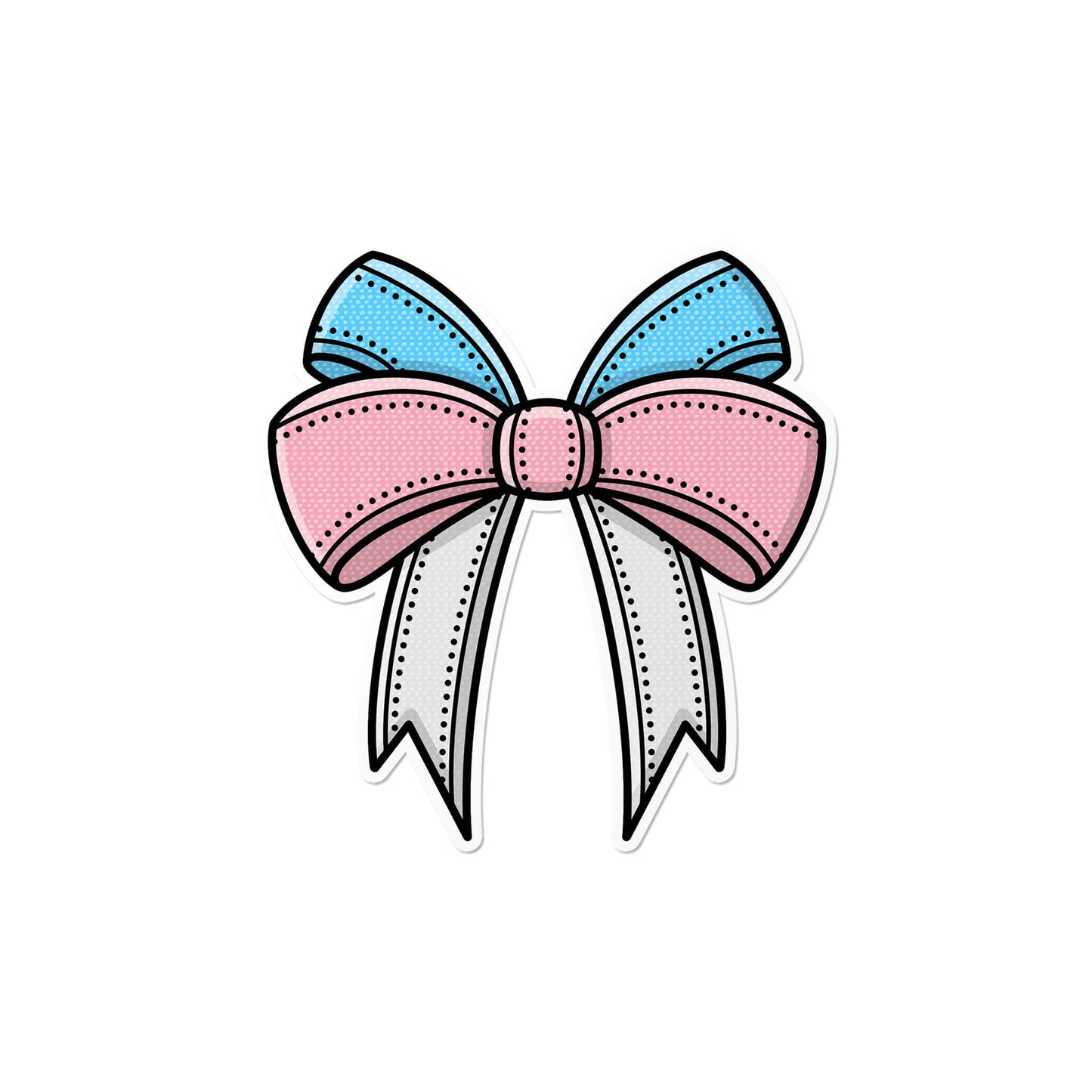 Transgender Bow Sticker