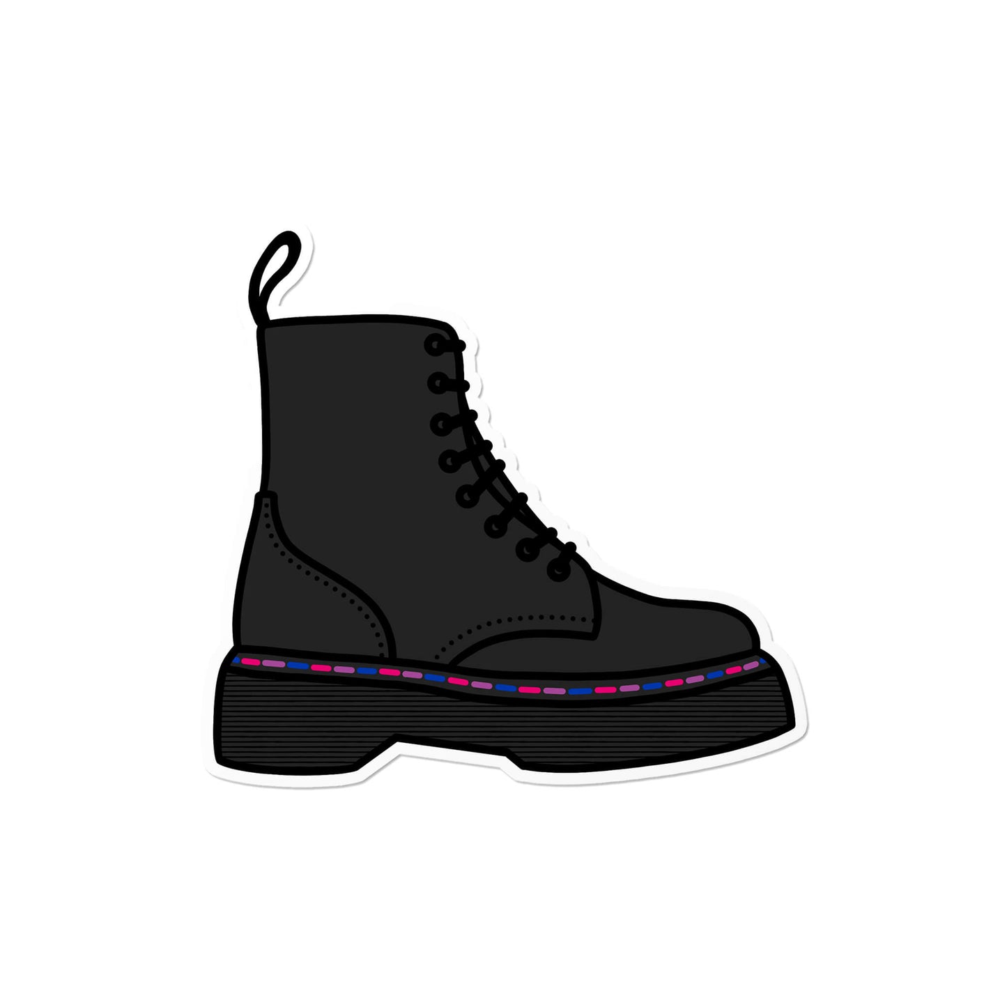 Bisexual Boot Sticker