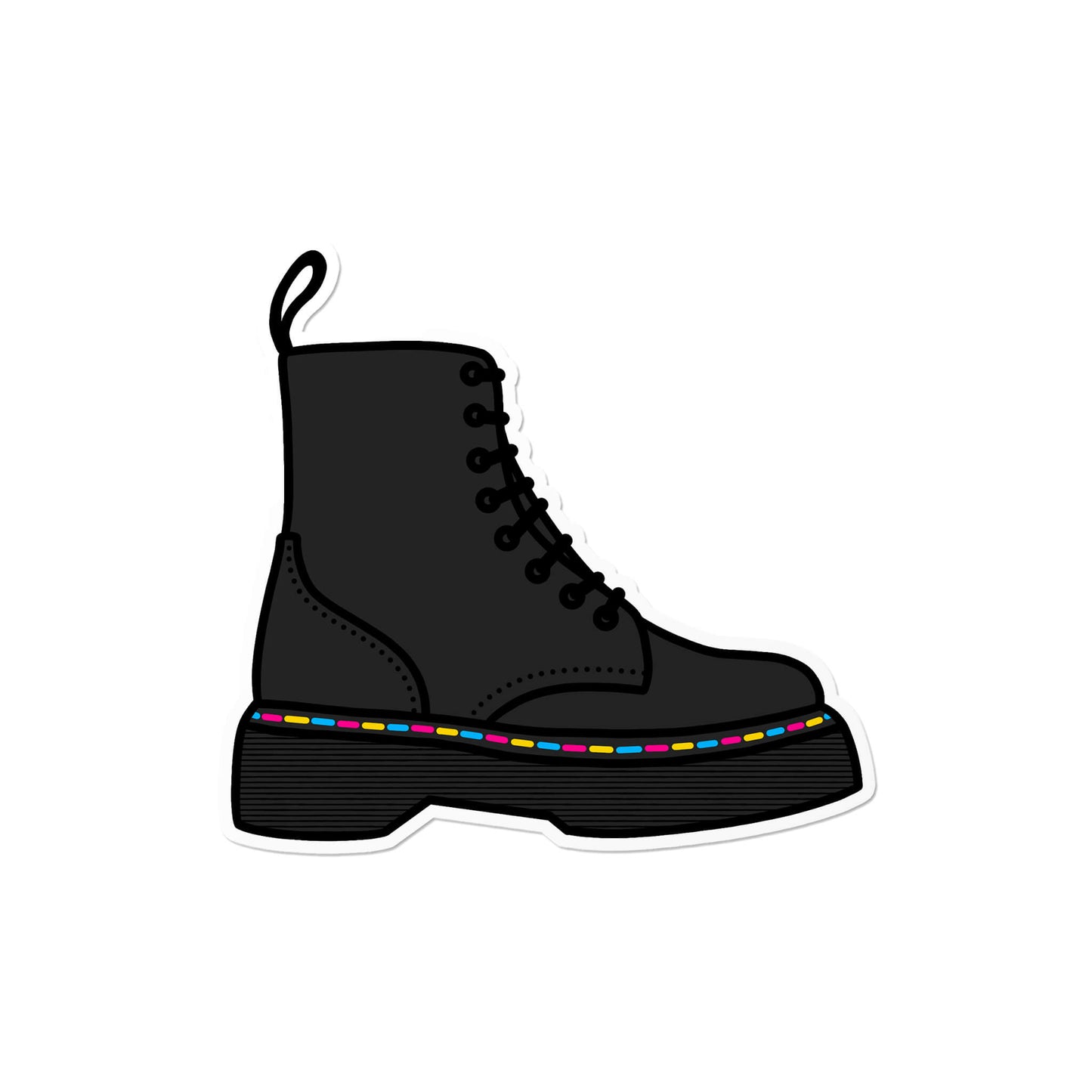 Pansexual Boot Sticker