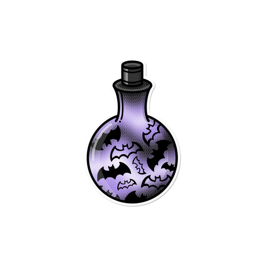 Spooky Bat Potion Sticker