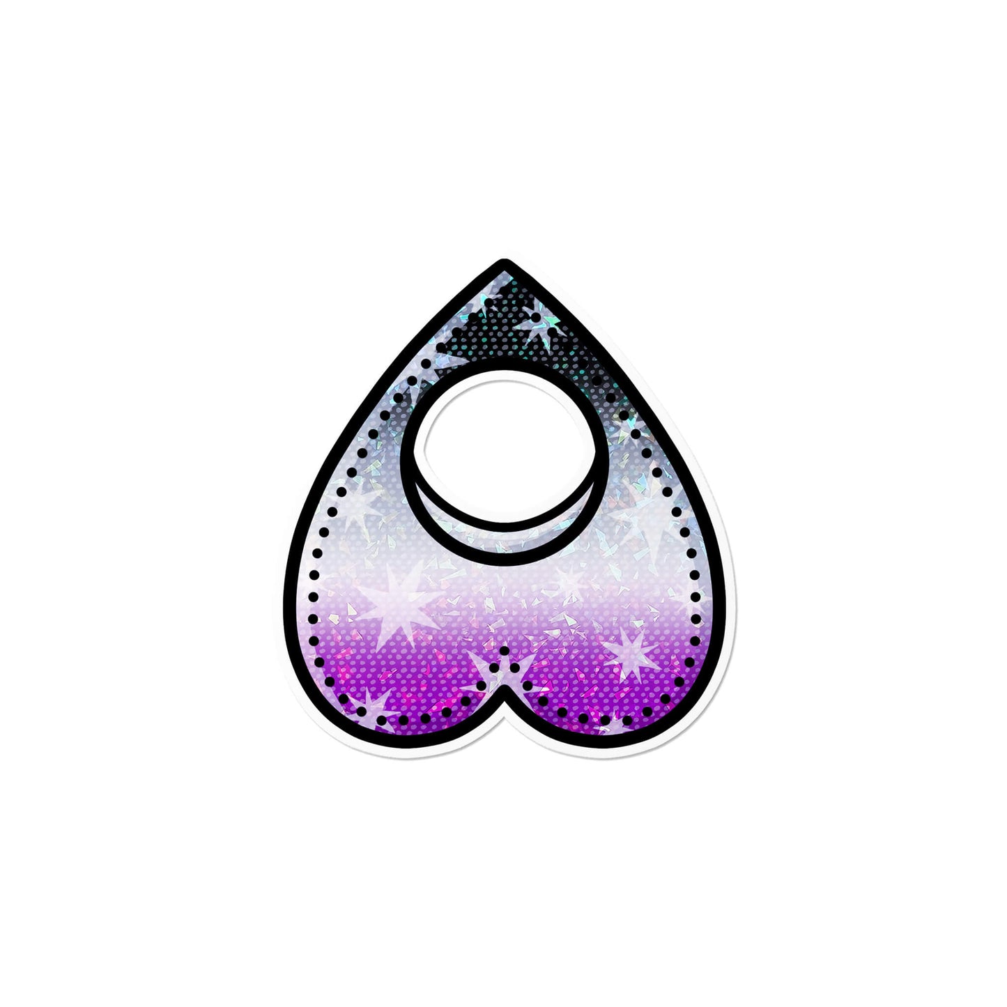 Holographic Asexual Planchette Sticker