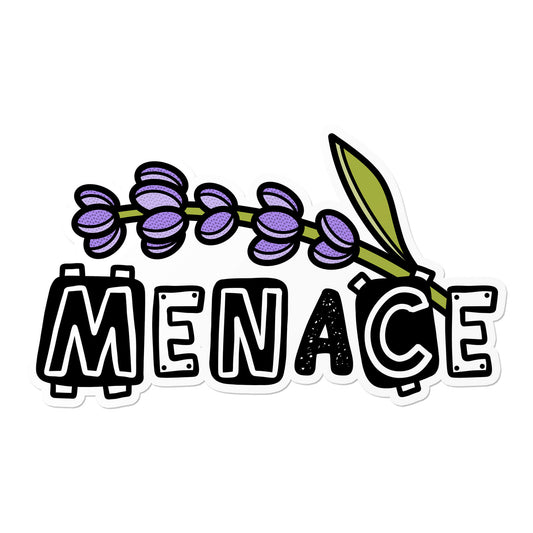Lavender Menace Sticker
