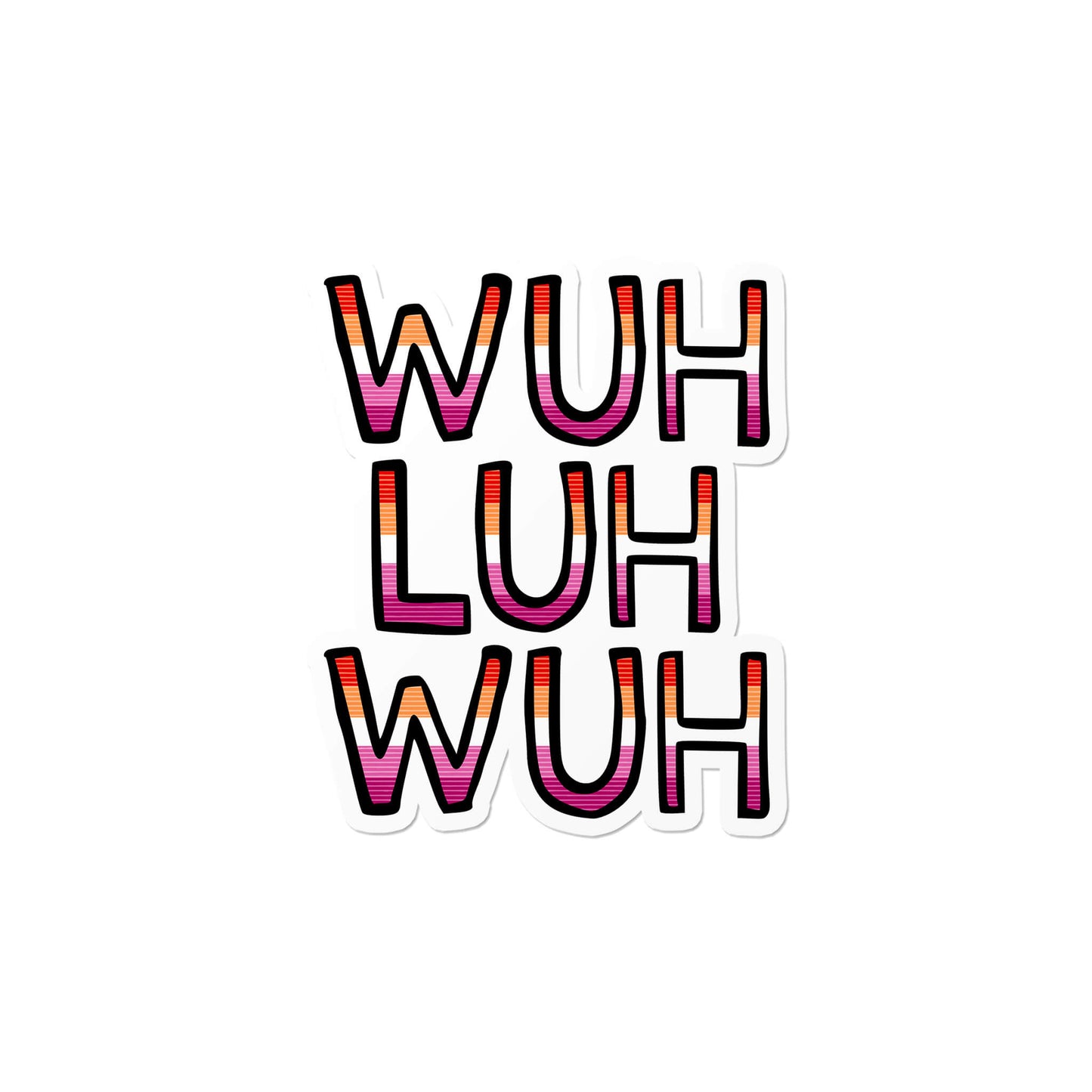 Wuh Luh Wuh Sticker