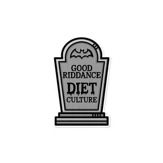 Diet Culture Tombstone Sticker