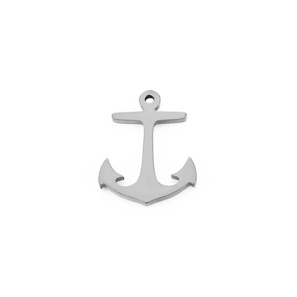 Anchor Stainless Steel Carabiner Charm