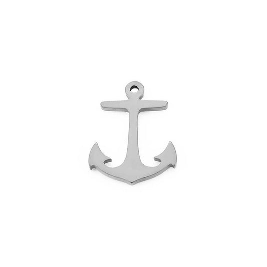 Anchor Stainless Steel Carabiner Charm