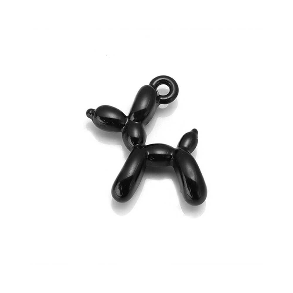 Balloon Dog Stainless Steel Carabiner Charm