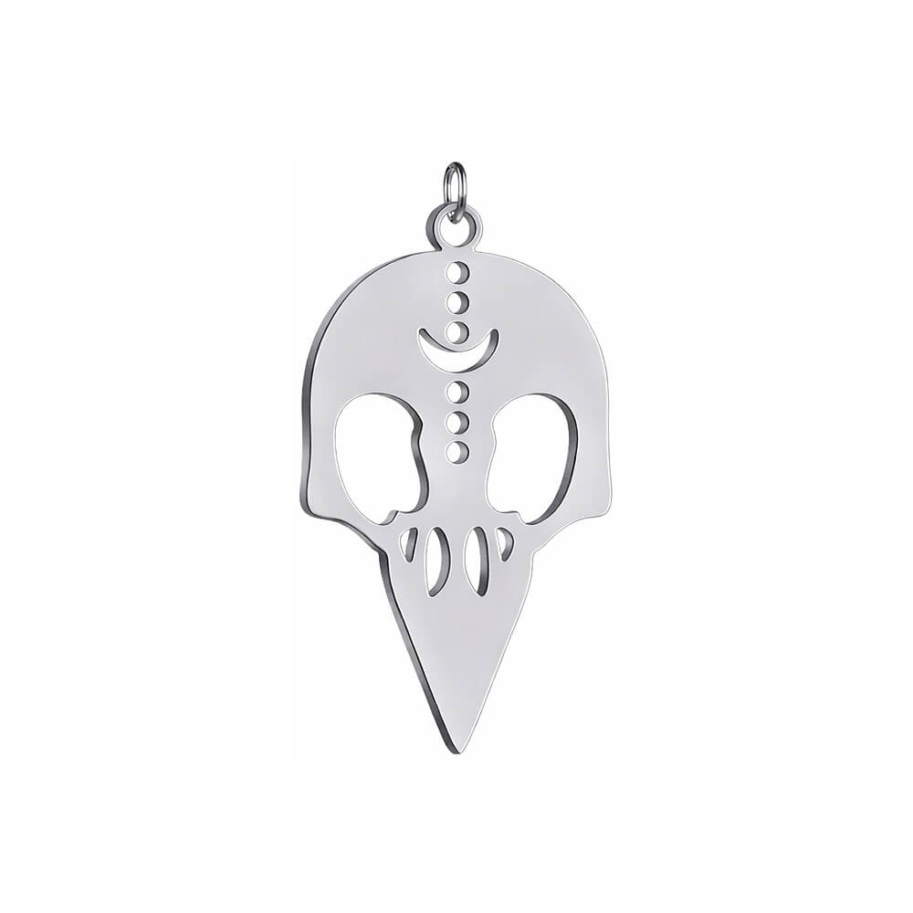 Bird Skull Stainless Steel Carabiner Charm