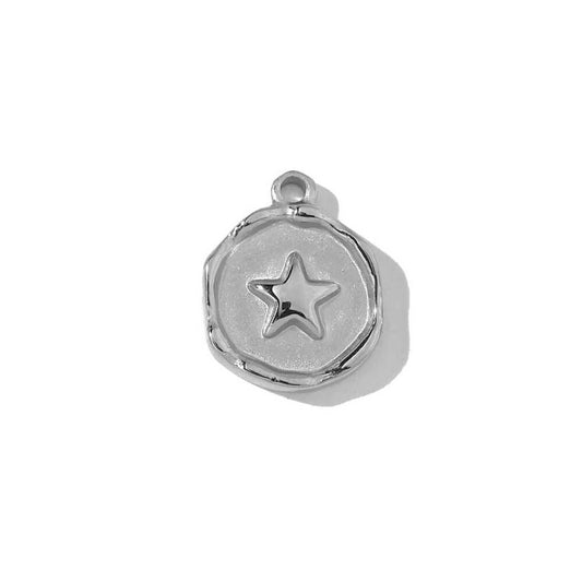 Star Wax Seal Stainless Steel Carabiner Charm