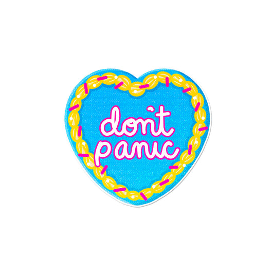 Holographic Pansexual Heart Cake Sticker