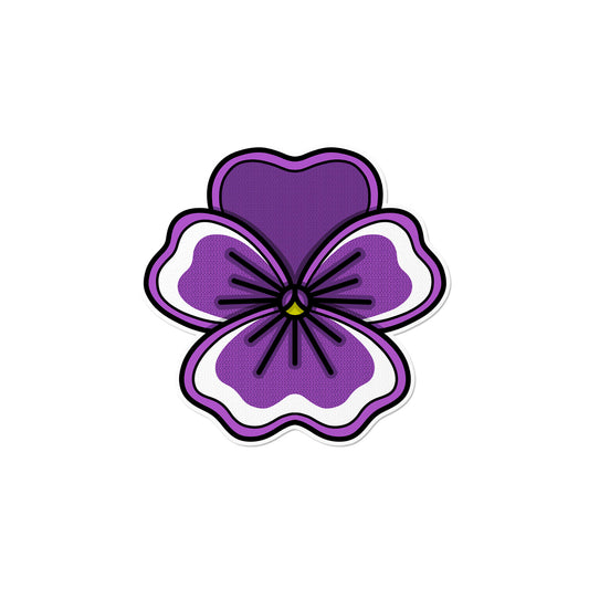 Pansy Flower Sticker