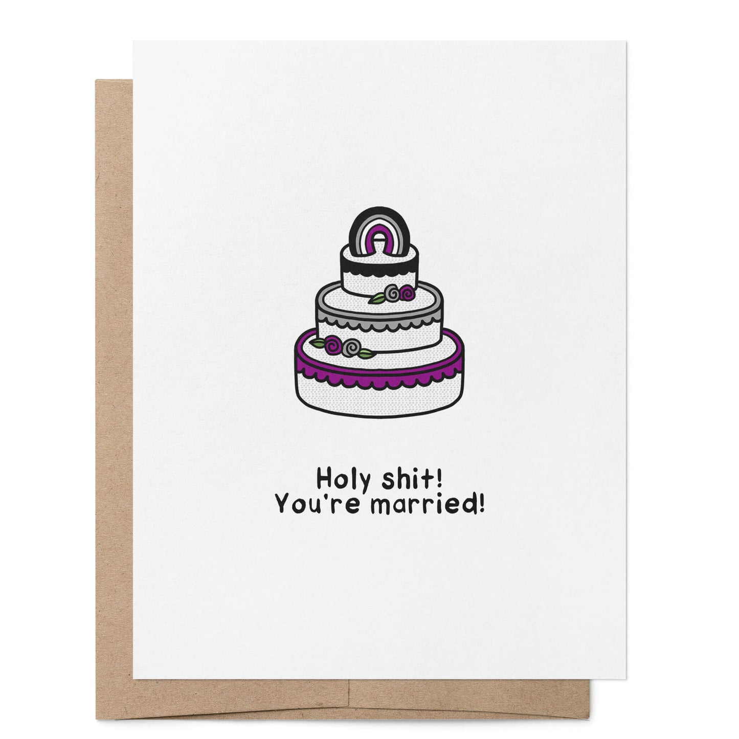Asexual You're Married Card